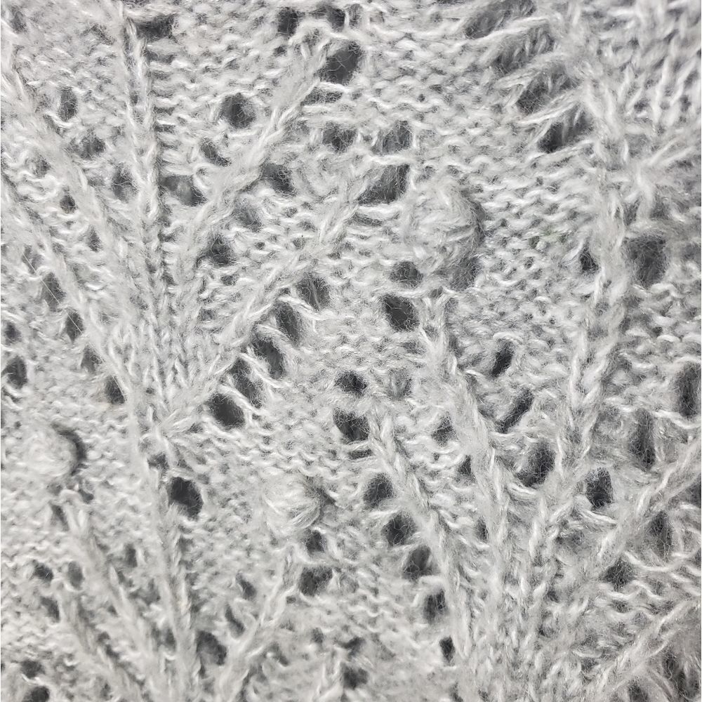 Crop pom pom open weave sweater - Picture 2 of 3